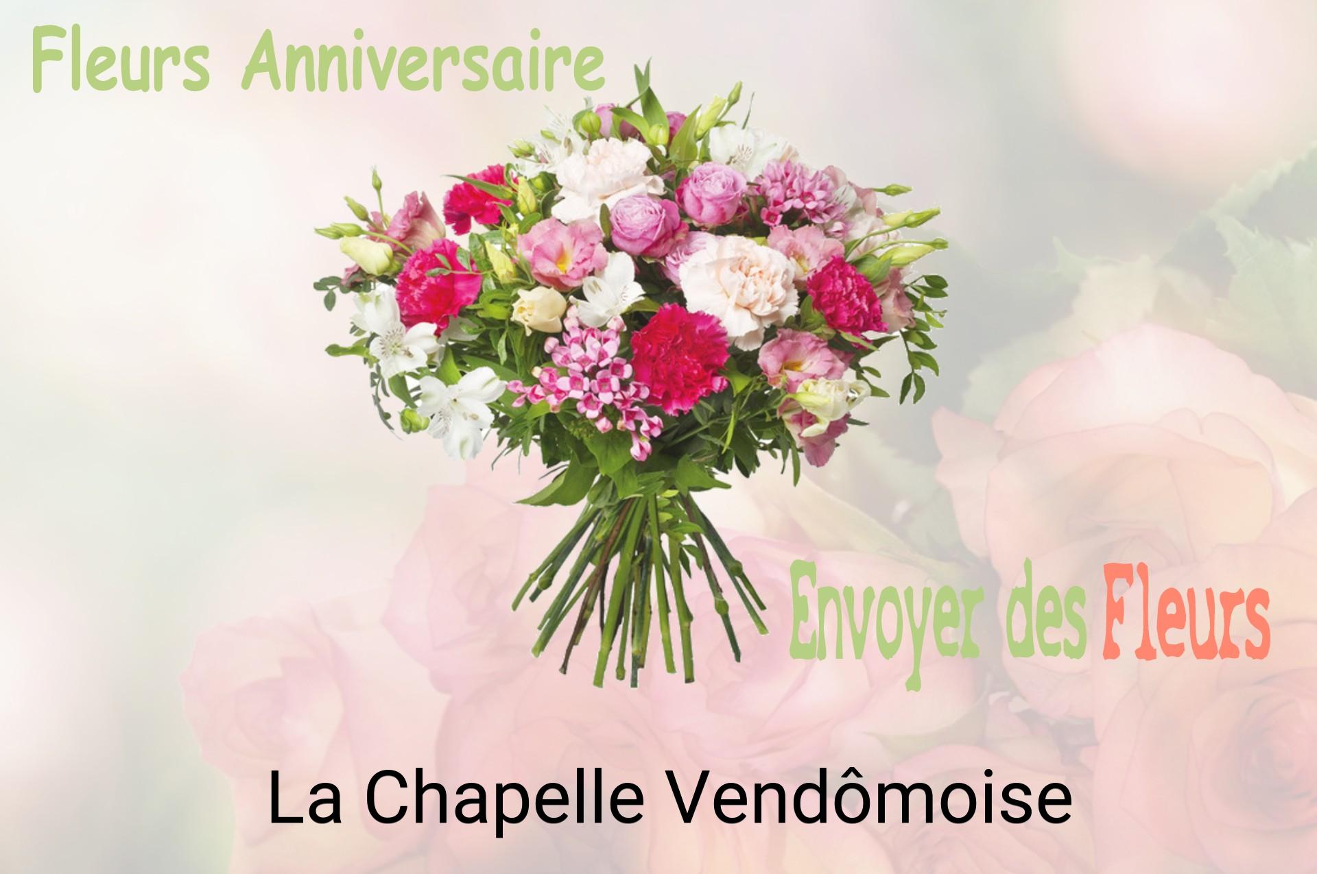 Bouquet de fleurs d’anniversaire livré à La Chapelle-Vendômoise