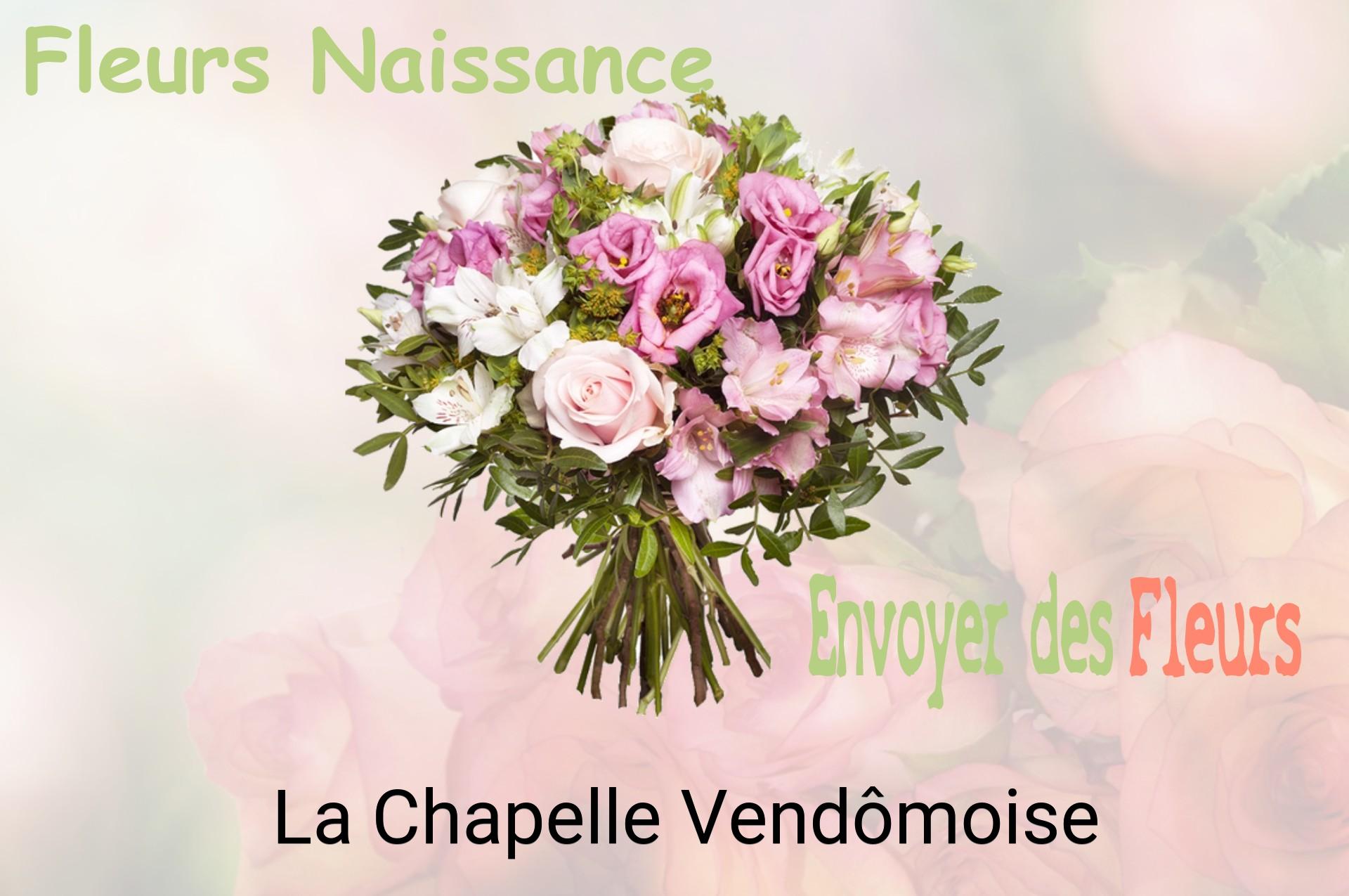 Bouquet de fleurs de naissance livré à La Chapelle-Vendômoise